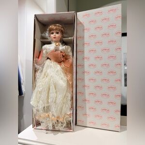 Show Stoppers Porcelain Vintage Doll. NEW! Roxanne Collectible Toy Play 18”